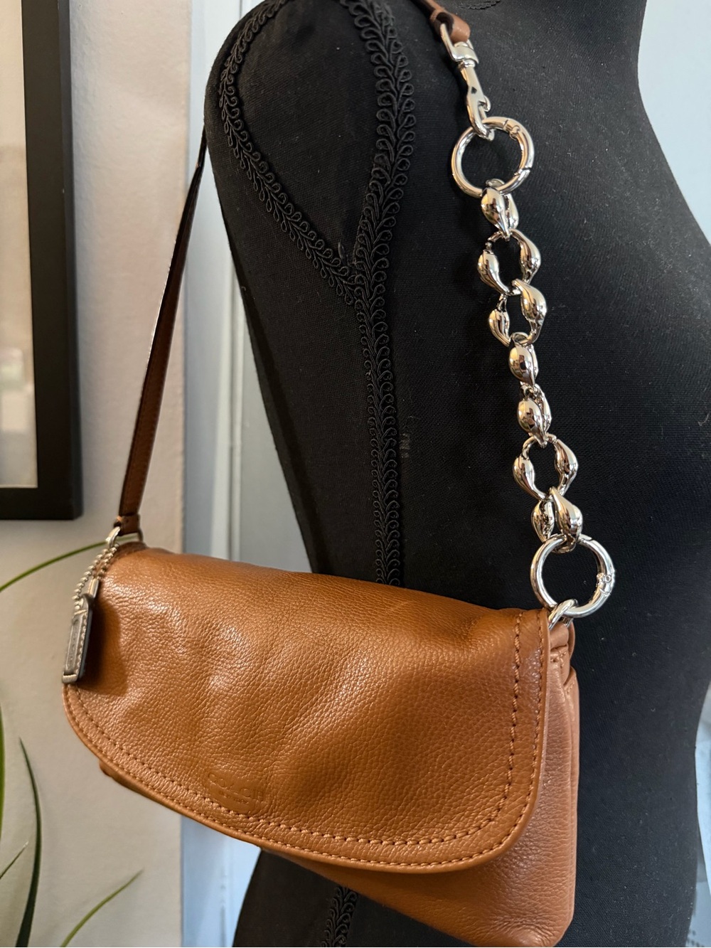 Coach Park Leather Flap Large Wristlet - Picture 14 of 14